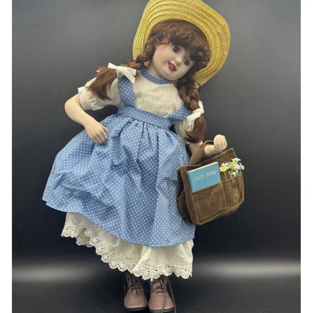 VTG Design Debut “Margaret” School Girl Porcelain Doll NEW in BOX Made in USA